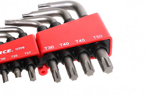 Набор звёзд FORCE 5098 Г-образн. 9 пред. TORX