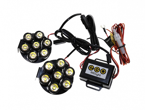 Противотуманки диодные DRL-7D24 12V(шарики)