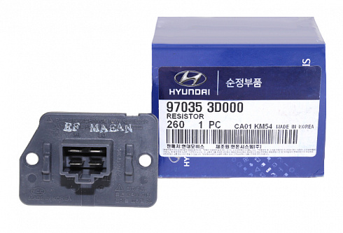 Сопротивление мотора отопителя HYUNDAI 970353D000