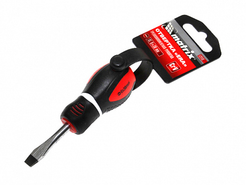 Отвёртка шлицевая MATRIX 12088 SL6 38 мм