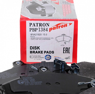 Колодки тормозные PATRON PBP1384