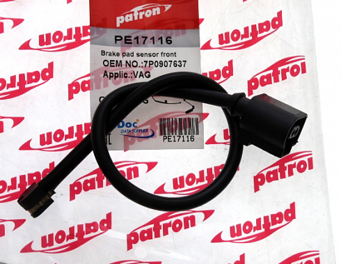 Датчик тормозных колодок PATRON PE17116