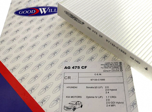 Фильтр салона Good Will AG475cf