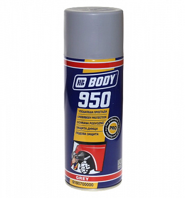 Антигравий BODY 950 серый 400мл спрей
