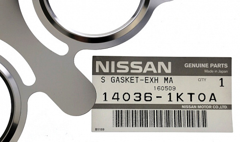 Прокладка коллектора выпуск. NISSAN 140361KT0A