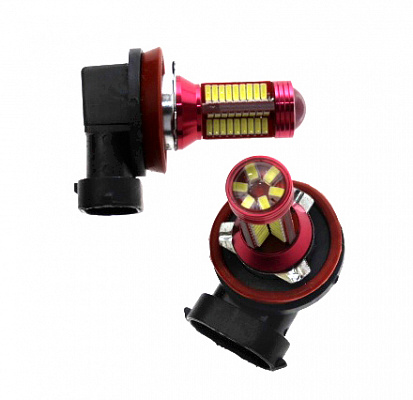 Диод 12V H11 (78SMDдиодов) белый (2шт.) VT