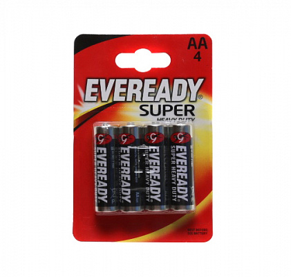 Батарейка Eveready Super Heavy Duty АА-R6 (4шт)