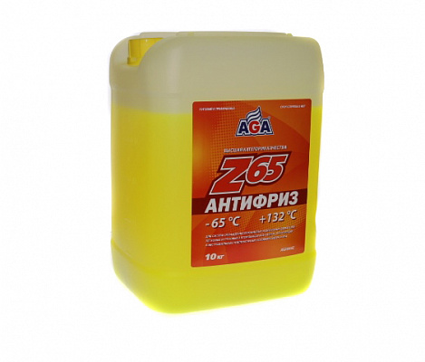 Антифриз AGA 044 Z-65  10л жёлтый