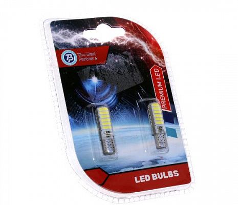 Диод габаритов 2110 белый 12SMD силикон (2шт.) TBP