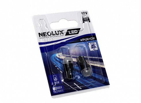 Диод габаритов 2110 белый 6000K (2шт) NEOLUX NT1061CW