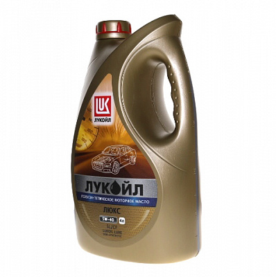 Масло мотор. ЛУКОЙЛ  Люкс  5/40  4л п/синт.