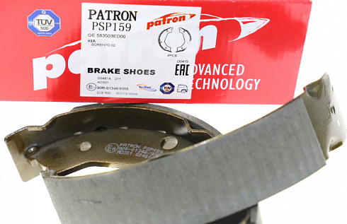 Колодки тормозные PATRON PSP159