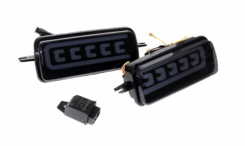 Подфарник 21214 диодный AUTO PART (2 шт) с ДХО PL-2023