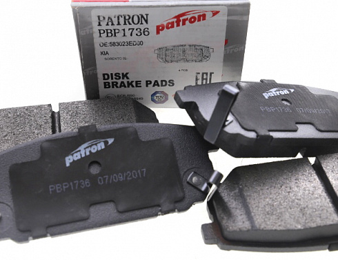 Колодки тормозные PATRON PBP1736
