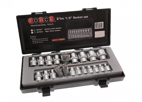 Набор головок FORCE 4212-7 1/2 21 пред.