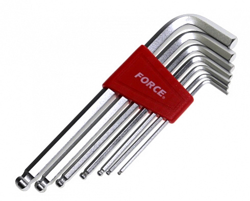 Набор шестигранников FORCE 5072LB 7 предм.