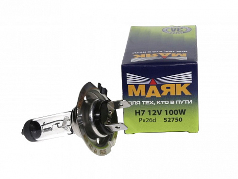 Лампа Н-7 12V 100W МАЯК 52750