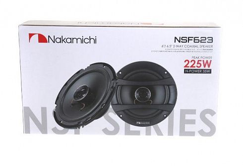Динамики NAKAMICHI NSF-623 2-х полосные коаксиальные 225 W (d-16 см)