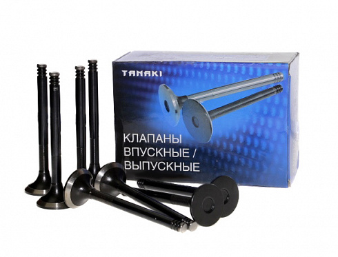 Клапана ДВС 405,406 (8 шт) выпускные TANAKI