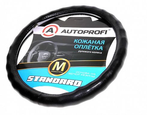 Оплётка руля AUTOPROFI M LUXURI кожа AP-765/265