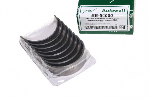 Вкладыши коленвала AUTOWELT BE54000
