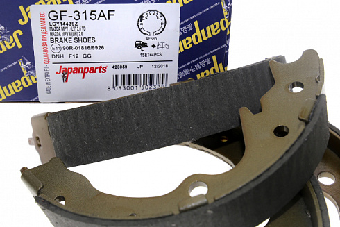 Колодки тормозные JAPANPARTS GF315AF