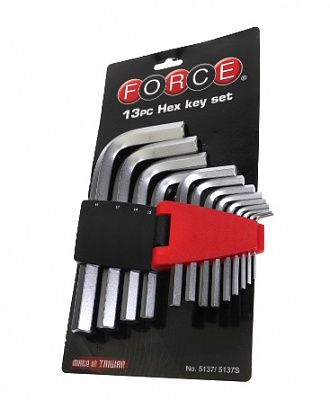 Набор шестигранников FORCE 5137 13 предм.