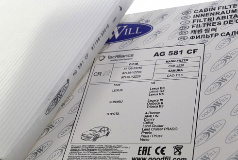 Фильтр салона Good Will AG581cf