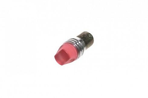 Диод 12V 21W 2-х контакт.  красный 3D стробоскоп