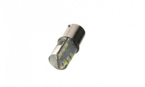 Диод 12V 21W белый 1-конт  (12 SMD диода) силикон