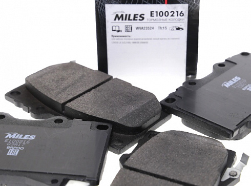 Колодки тормозные MILES E100216