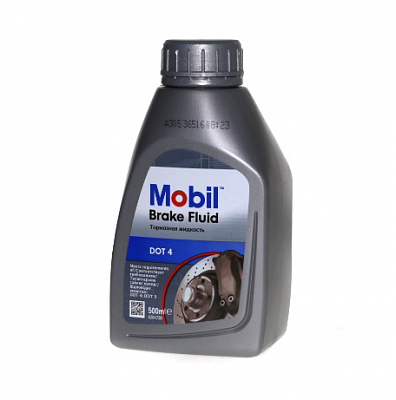 Жидкость тормозная MOBIL DOT-4 0,5л