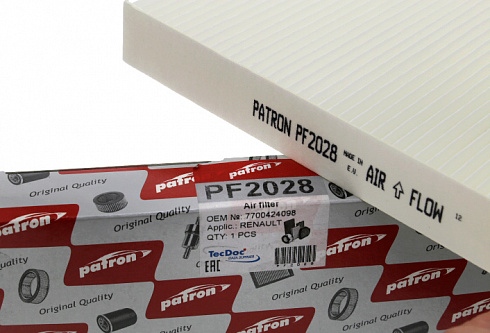 Фильтр салона PATRON PF2028