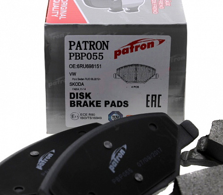 Колодки тормозные PATRON PBP055