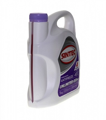 Антифриз SINTEC  5л UNLIMITED G12++ красно-фиолетовый