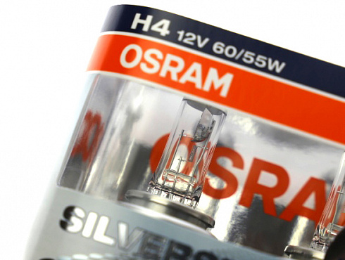 Лампы Н-4 12V  60/55W OSRAM +60% 64193SVS Silver