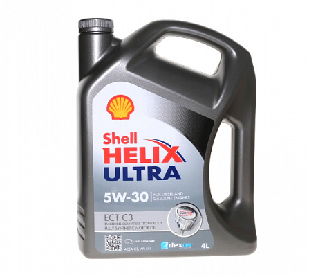 Масло мотор. SHELL Helix Ultra ЕСТ 5/30 4л синт.(серый)