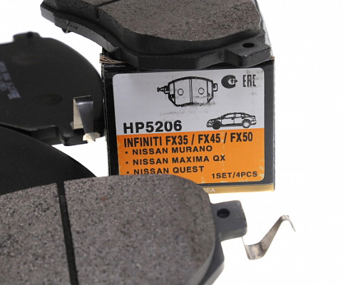 Колодки тормозные HSB HP5206