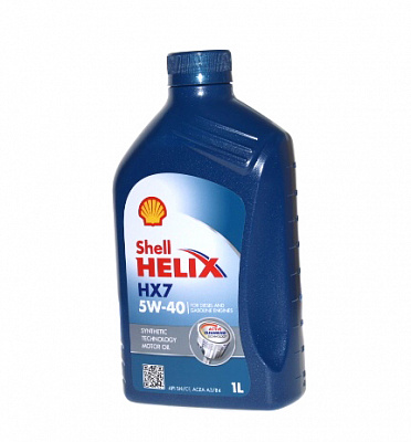 Масло мотор. SHELL Helix HX7 5/40  1л