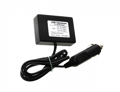 Устройство зарядное для телефона 12 В (6 USB-гнезда) 2,А